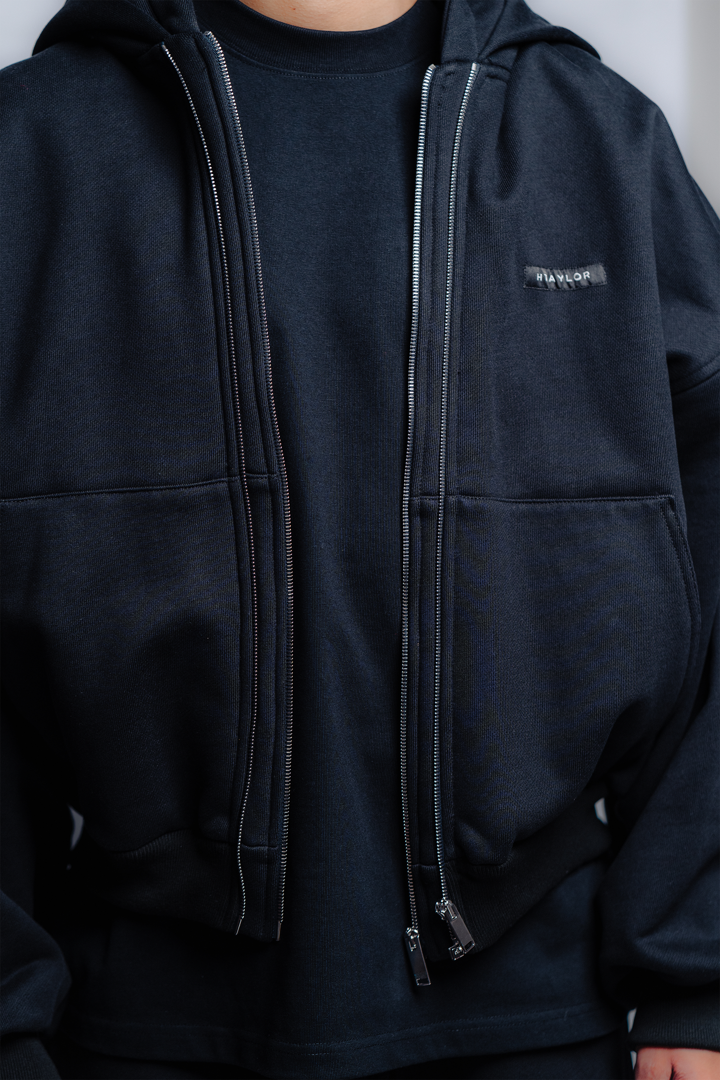 DOUBLE ZIPPER HOODIE