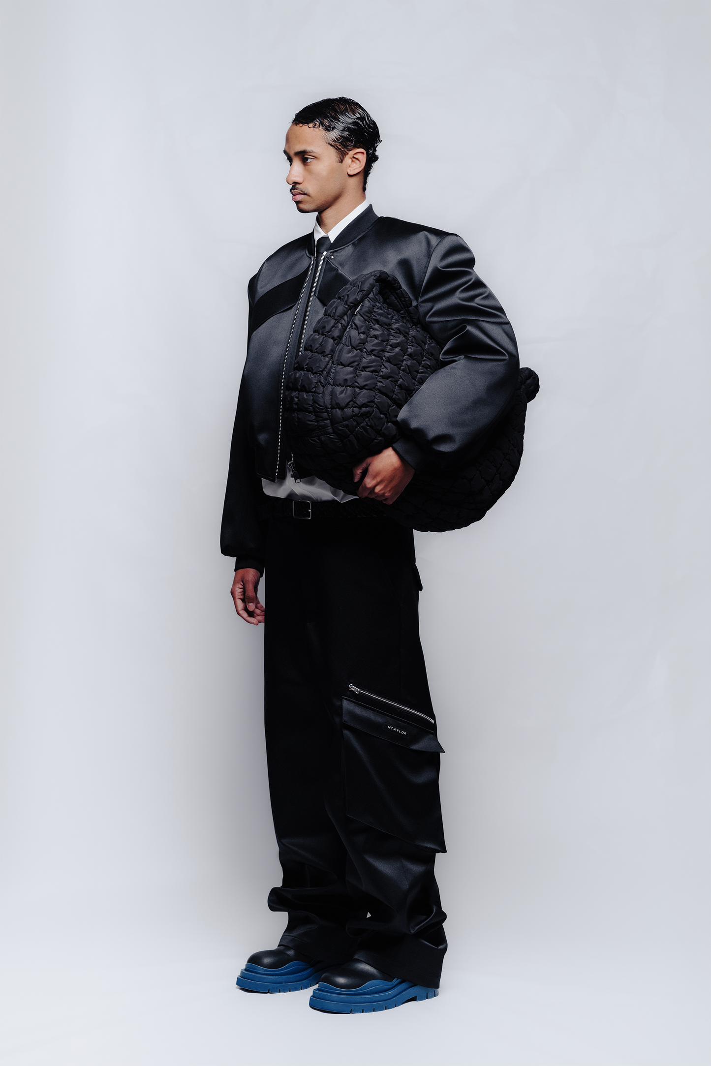 PANTALON CARGO NOIR